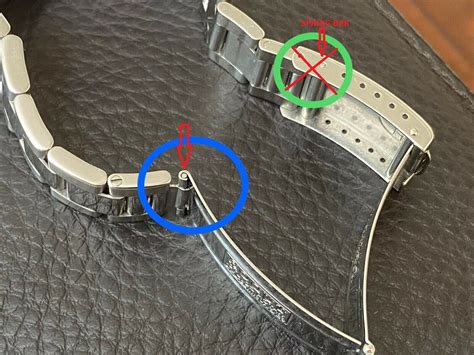 citizen watch band pins fall out